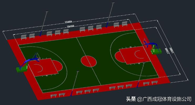 新国标蓝球场地如何划线？-第3张图片-www.211178.com_果博福布斯